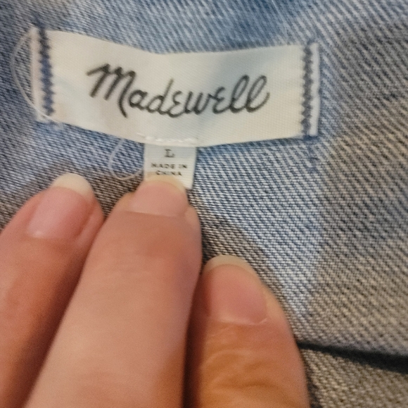MADEWELL embroidered denimjacket - Picture 2 of 3